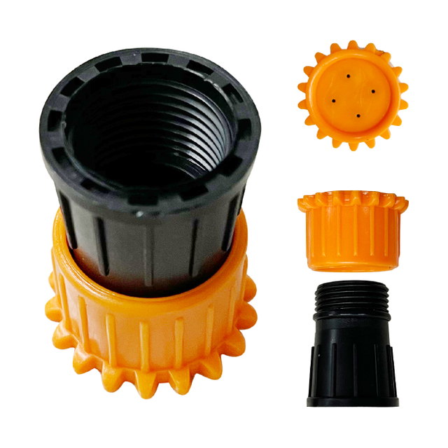 Adjustable 4-hole Jet Or Misting Plastic Spray Nozzle Tips