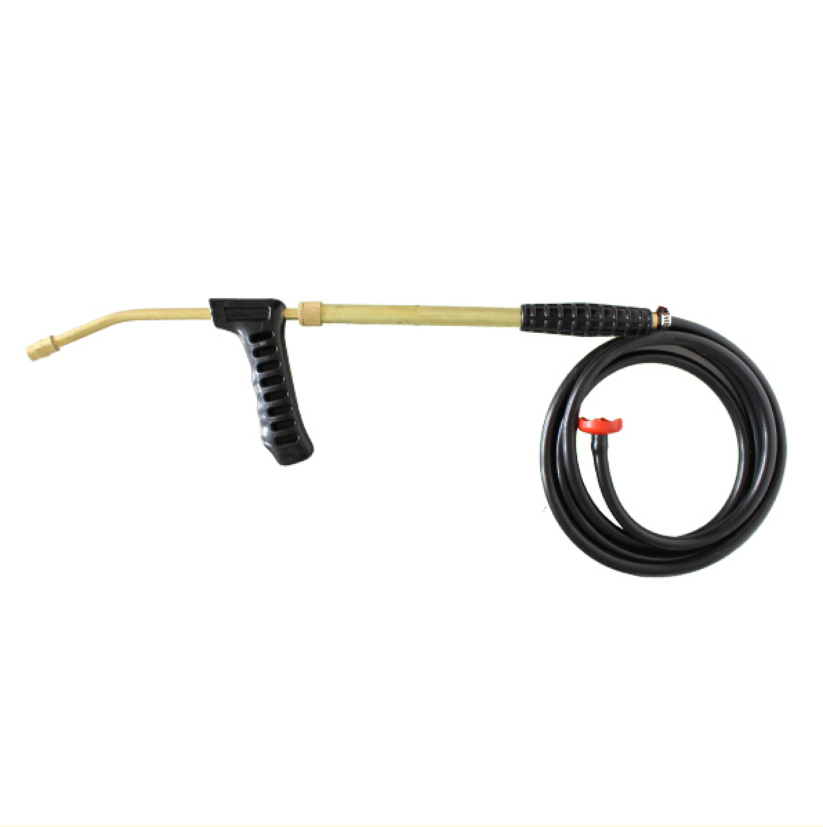 Long reach trombone sprayer